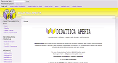 Desktop Screenshot of didatticaaperta.it