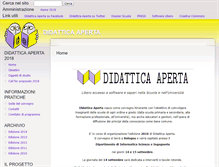 Tablet Screenshot of didatticaaperta.it